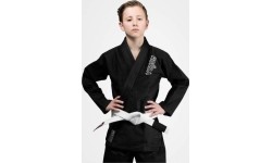 Venum Contender Kids BJJ Gi (bezpłatny biały pas w zestawie) - czarny