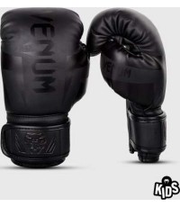 Venum Elite Boxing Gloves Kids - Exclusive - Matte/Black.