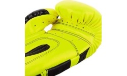 Rękawice bokserskie Venum Elite Kids - Ekskluzywne - Fluo żółte