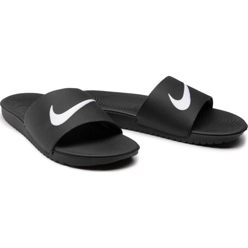 Klapki młodzieżowe Nike Kawa Slide, czarne 819352 001