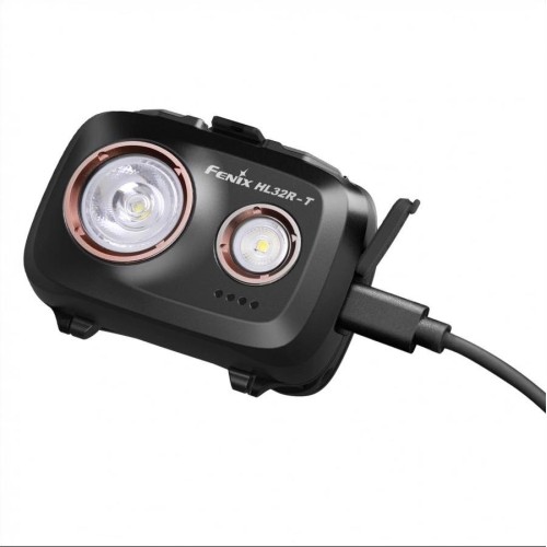 Latarka czołowa LED Fenix HL32R-T, czarna
