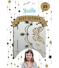 Snails Kūno Tatuiruotė Metalika