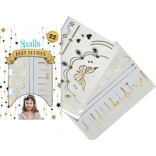 Snails Kūno Tatuiruotė Metalika