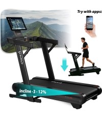 PROFESSIONAL ELECTRIC HOME TREADMILL WITH INCLINE AND DECLINE FUNCTION HMS TERRUN475