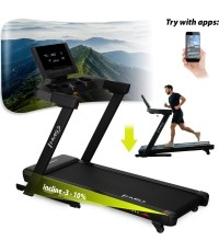 ELECTRIC TRAINING TREADMILL WITH INCLINE AND DECLINE ADJUSTMENT HMS TERRUN350