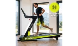 ELECTRIC TRAINING TREADMILL WITH INCLINE AND DECLINE ADJUSTMENT HMS TERRUN350