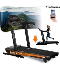 ELECTRIC HOME TREADMILL WITH INCLINE AND DECLINE FUNCTION HMS TERRUN275