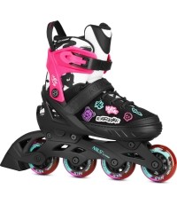 Łyżworolki Nils Extreme Vibe NA2053A różowe, rozmiar XS (29-32) - NA2053A ŁYŻWOROLKI VIBE RÓŻOWE ROZM. XS(29-32) NILS EXTREME
