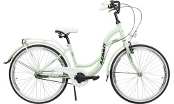 Dviratis AZIMUT Vintage 26" 3-biegowy 2023 miętowo-biały matowy