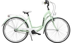 Dviratis AZIMUT Vintage 28" 3-biegowa 2023 miętowo-biały mat