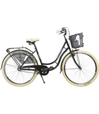 Dviratis AZIMUT Holland Retro 28" 3-biegowa 2023 czarny mat
