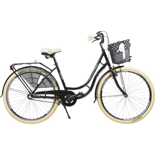 Dviratis AZIMUT Holland Retro 28" 3-biegowa 2023 czarny mat
