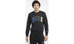 Nike Džemperis Vyrams M Nk Club Bb Crew Letters Black FZ0879 010