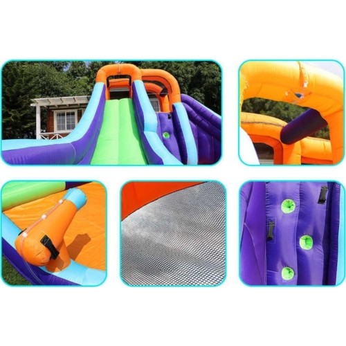 Inflatable Bounce House AirMyFun Double Slide 83006