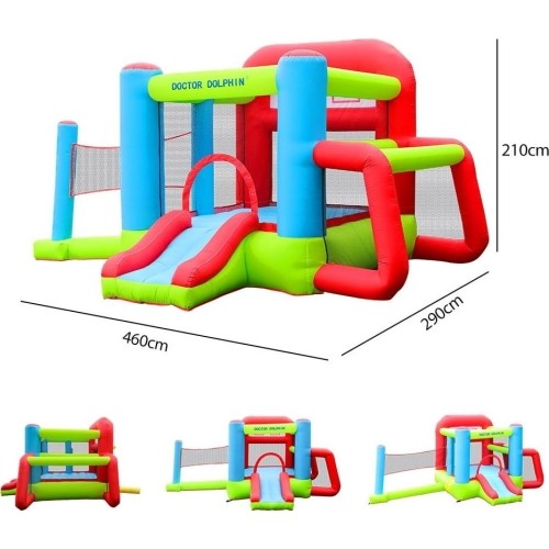 Inflatable Bounce House Doctor Dolphin Tennis & Soccer 72013