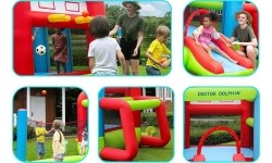 Inflatable Bounce House Doctor Dolphin Tennis & Soccer 72013