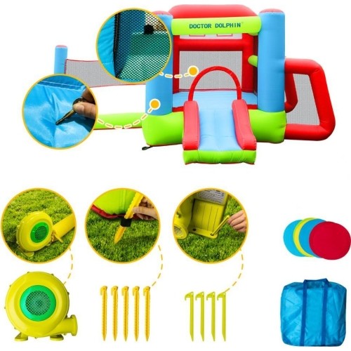Inflatable Bounce House Doctor Dolphin Tennis & Soccer 72013