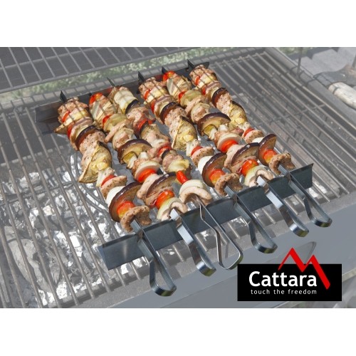 Zestaw do grillowania dużych szaszłyków, 43 cm, 6 szt.