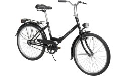 Dviratis AZIMUT Fold 24" 2023 czarny mat
