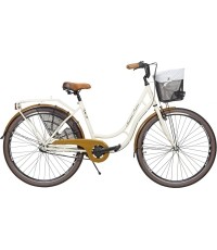 Dviratis AZIMUT Holland Retro 28" 3-biegowy 2023 kremowy błyszczący