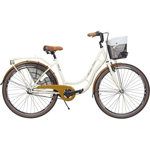Dviratis AZIMUT Holland Retro 28" 3-biegowy 2023 kremowy błyszczący