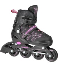 NH11912 2w1 rolki i łyżwy hokejowe - Pink-Black