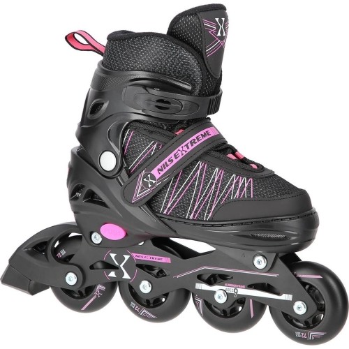 NH11912 2w1 rolki i łyżwy hokejowe - Pink-Black