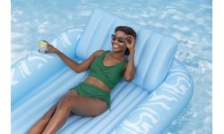 Dmuchany materac do pływania Sun Kiss BESTWAY z oparciem