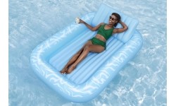 Dmuchany materac do pływania Sun Kiss BESTWAY z oparciem