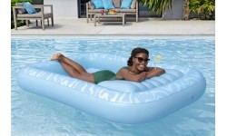 Dmuchany materac do pływania Sun Kiss BESTWAY z oparciem