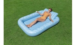 Dmuchany materac do pływania Sun Kiss BESTWAY z oparciem