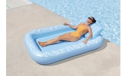Dmuchany materac do pływania Sun Kiss BESTWAY z oparciem