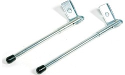 Nóżka rowerowa BONIN 16" 220mm (srebrna)