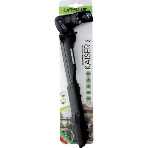 Nóżka rowerowa URSUS KAISER 69 26-28" mocowanie centralne (czarna)