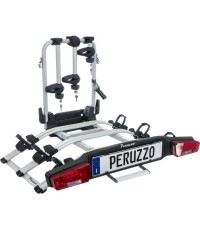 Bagażnik rowerowy Peruzzo Zephyr na 3 rowery, E-BIKE, na hak (aluminiowy)