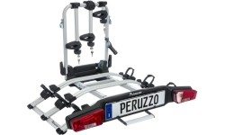 Bagażnik rowerowy Peruzzo Zephyr na 3 rowery, E-BIKE, na hak (aluminiowy)