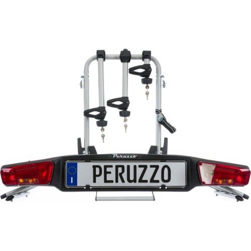 Bagażnik rowerowy Peruzzo Zephyr na 3 rowery, E-BIKE, na hak (aluminiowy)