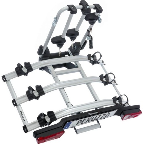 Autobagažinė Peruzzo Zephyr 3 dviračiam, E-BIKE, ant grąžulo (aliuminė)