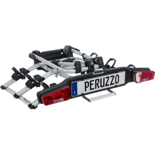 Bagażnik rowerowy Peruzzo Zephyr na 3 rowery, E-BIKE, na hak (aluminiowy)