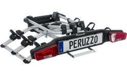 Bagażnik rowerowy Peruzzo Zephyr na 3 rowery, E-BIKE, na hak (aluminiowy)