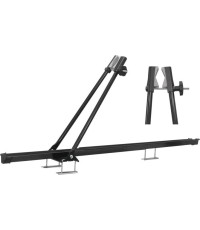 Dviračio laikiklis Peruzzo Modena juodas ant stogo