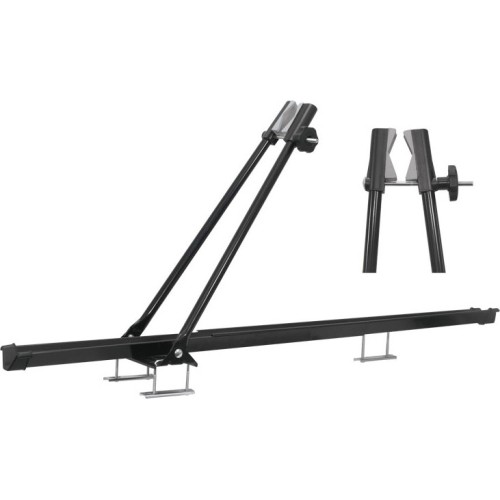 Dviračio laikiklis Peruzzo Modena juodas ant stogo