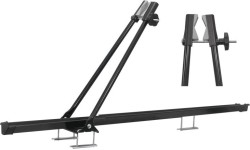 Dviračio laikiklis Peruzzo Modena juodas ant stogo