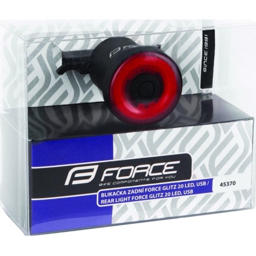 Tylna lampka FORCE GLITZ 20LM 20LED USB