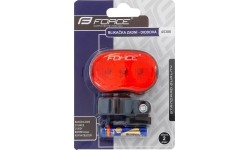 Lampka tylna FORCE TRI 3LED, 3 funkcje