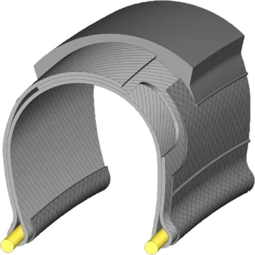 Padanga MITAS RUBENA Kratos 29x2.25 (57"2.25"-622) V98, bekamerinė, textra sulankstoma