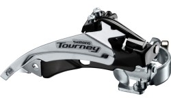 Przerzutka przednia Shimano Tourney FD-TY500 // 3 x 6/7 biegów, Dual Pull, 34.9 / 31.8 / 28.6 mm, 42T
