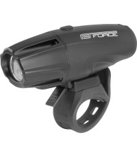 Lampka przednia FORCE Shark 700 USB (czarna)