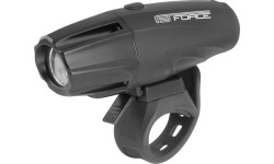 Lampka przednia FORCE Shark 700 USB (czarna)
