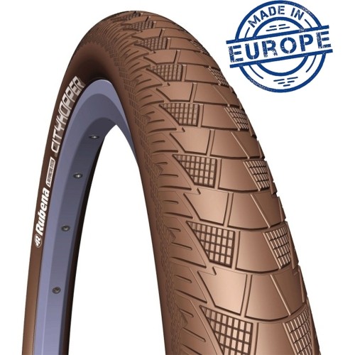 Padanga MITAS RUBENA Cityhopper 28x2.00 (52-622) V99, (ruda)